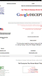 Mobile Screenshot of googledeception.com